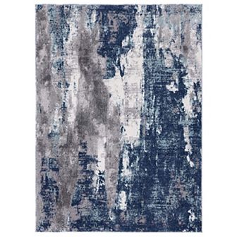 Luxe Weavers Modern Distressed Abstract Area Rug