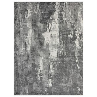Luxe Weavers Modern Distressed Abstract Area Rug