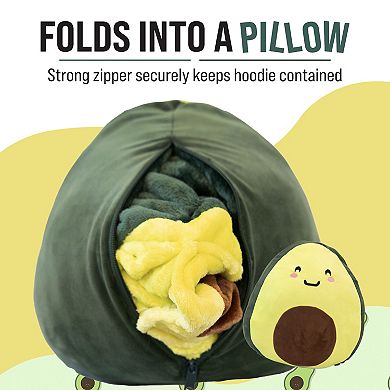 Avocado Snugible 2 in 1 Blanket Hoodie & Pillow Adult