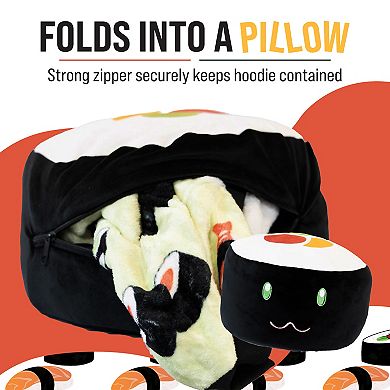 Sushi Snugible 2 in 1 Blanket Hoodie & Pillow Adult