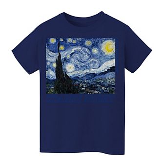 Kid's 8-20 Starry Night Text Graphic T-shirt