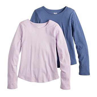 Girls 6-20 SO® Long Sleeve Tee 2-Pack