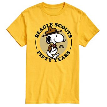 Men's Peanuts Beagle Scout Snoopy Graphic Tee