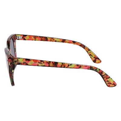 Draper James sunglasses in a blush-to-burgundy gradient with floral-print Women main image 2