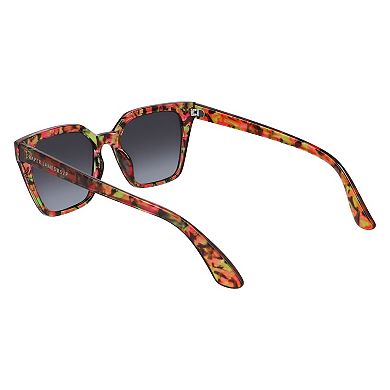 Women's Draper James™ 52mm Blush Floral Square Sunglasses