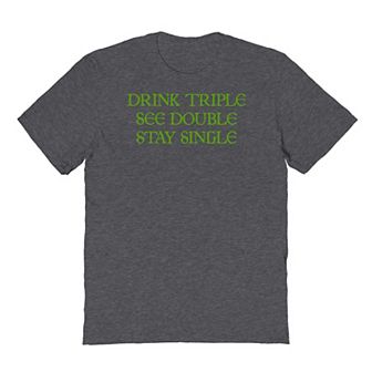 Men's St Patrick's Day See Double Graphic Tee