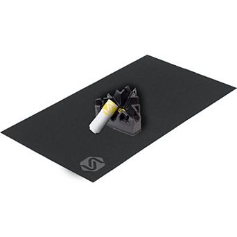 Saris Bike Trainer Accessory Kit with Bike Mat, Climbing Riser Block & Towel