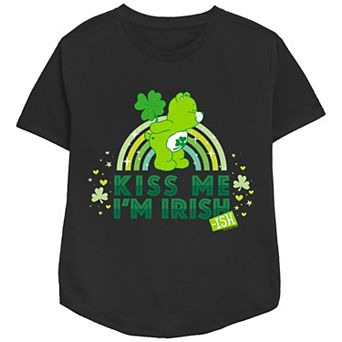 Women's Care Bears Kiss Me I'm Irish Graphic Tee
