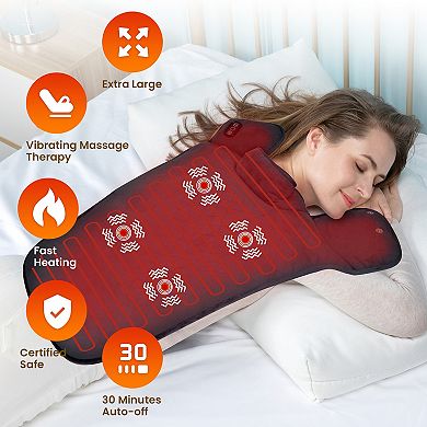 Snailax Heating Pad For Neck And Shoulders, Large Heat Pads For Back Pain Relief