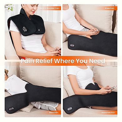Snailax Heating Pad For Neck And Shoulders, Large Heat Pads For Back Pain Relief