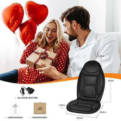 vibrating massage cushion Amazon.com: Ideas In Life Vibrating Massaging Neck Pillow - Colors Vary -  Wrap Around Feature for Massage Therapy Electric BO Cushion Relax Muscles  Relieve Stress for Office Home Travel