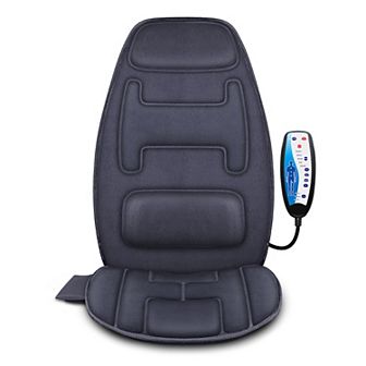 Snailax Back Massager Chair Pad, 10 Motors Massage Seat Cushion With Heat, Memory Foam Car Massager