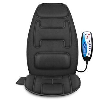 Snailax Motors Massage Seat Cushion With Heating, Back Massager Chair Pad, Vibrtion Car Massage