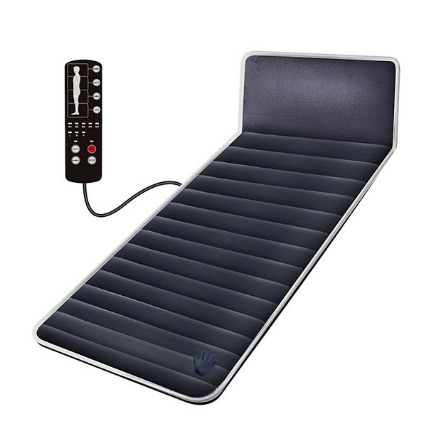 Snailax Memory Foam Massage Mat Back Massage Pad With Vibration Motors Therapy Heating Pad Gift