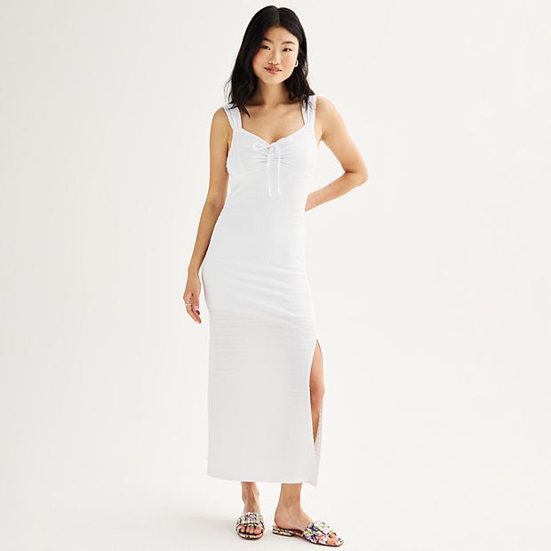 chinese dress ladies ALMOST FAMOUS ZIP UP MAXI DRESS – AKIRA main image 0
