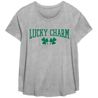 Plus Size Lucky Charm Graphic Tee