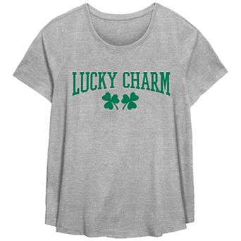 Plus Size Lucky Charm Graphic Tee