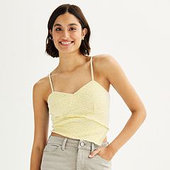 Juniors Yellow Tops Clothing Kohl s