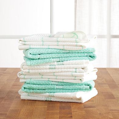 Martha Stewart Modern Waffle 6-Pack Kitchen Towel Set