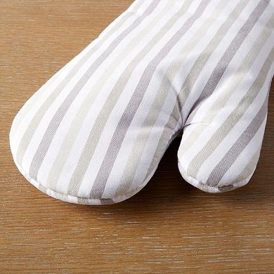 Martha Stewart 2-Pack Striped Oven Mitt Set