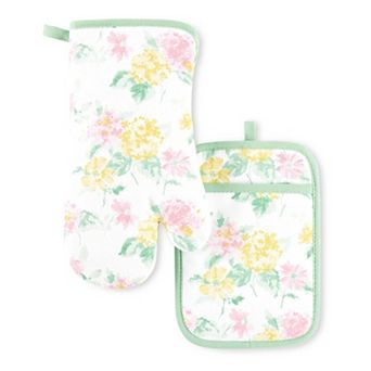 Martha Stewart 2-Pack Oven Mitt & Pot Holder Set