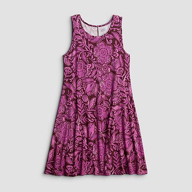 Women's Croft & Barrow Sleeveless Tank Swing Dress