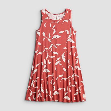Women's Croft & Barrow Sleeveless Tank Swing Dress