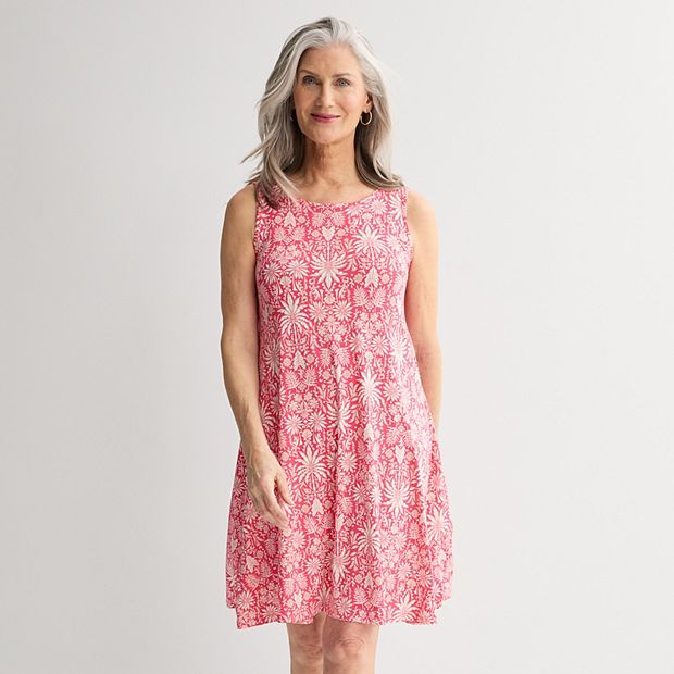 open lace back dress Rose Pink Floral Embroidered Dress - Mini Dresses
