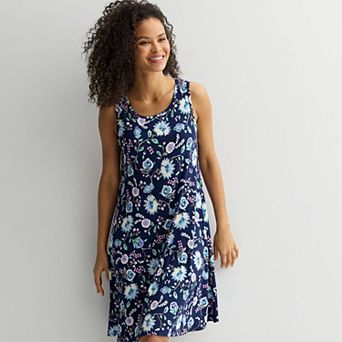 Women's Croft & Barrow® Sleeveless Tank Swing Dress