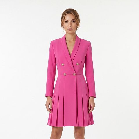 Женские платья Taylor Women's Taylor Pleated Skirt Crepe Dress