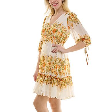 Women's Taylor Dress Fit & Flare V-Neck Mini Dress