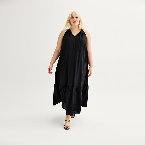 Peasant maxi dress plus size sale