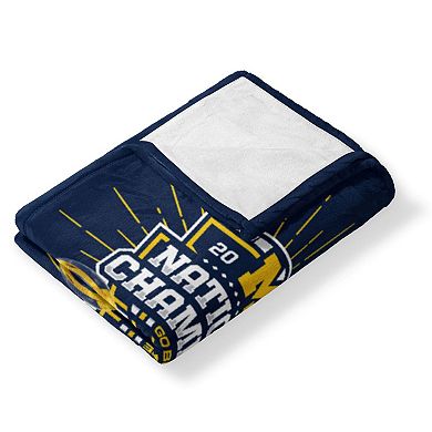 Michigan Wolverines NCAA 2023 College Football Champions Silk Touch Throw