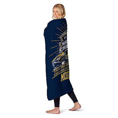 Michigan Wolverines NCAA 2023 College Football Champions Silk Touch Throw