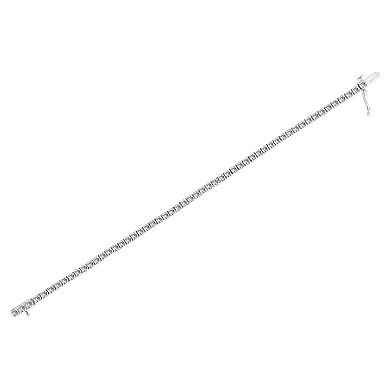 Haus of Brilliance 14k White Gold 1 Carat T.W. Lab-Grown Diamond Tennis Bracelet