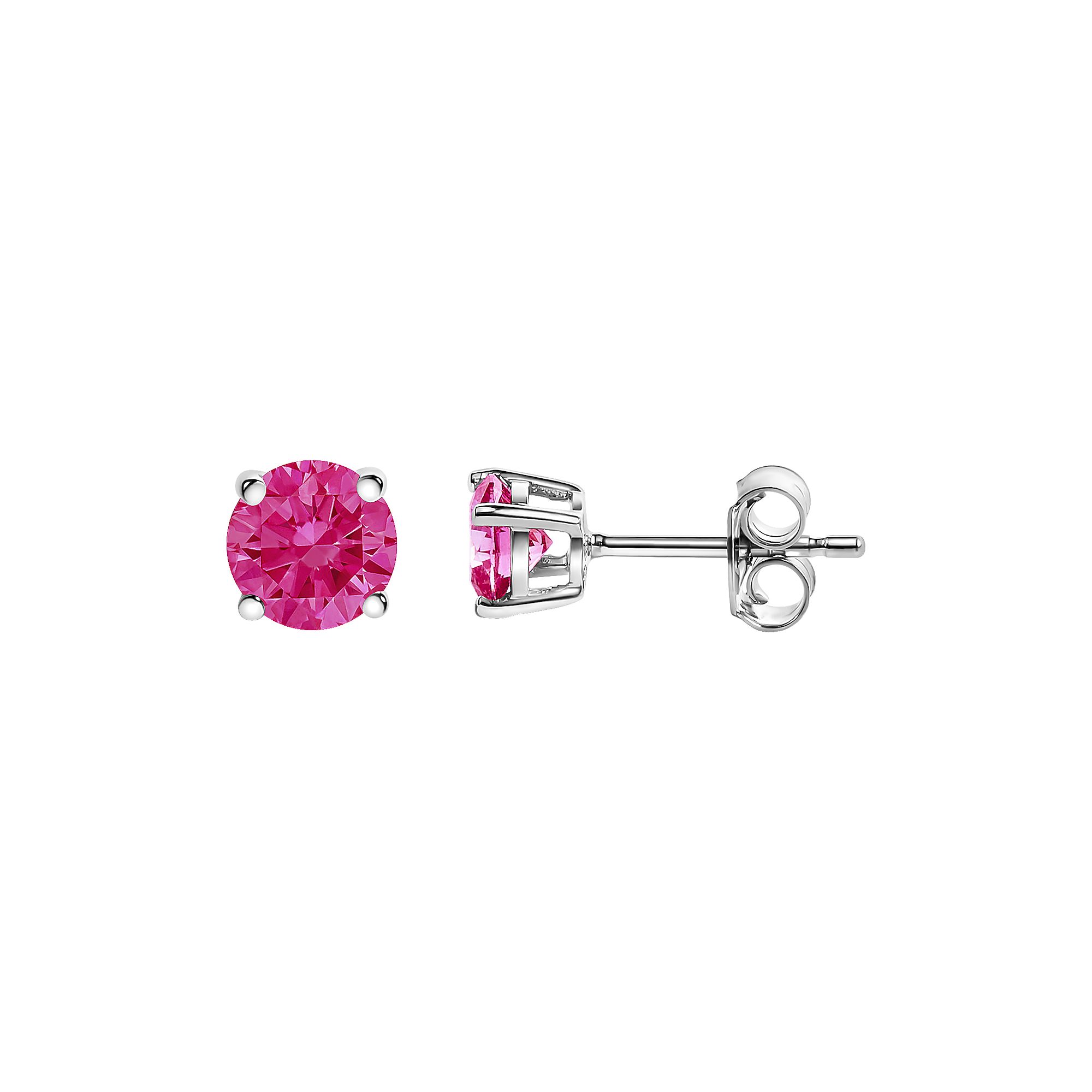 Haus of Brilliance 14k Gold 1/2 Carat T.W. Lab-Grown Pink Diamond Solitaire