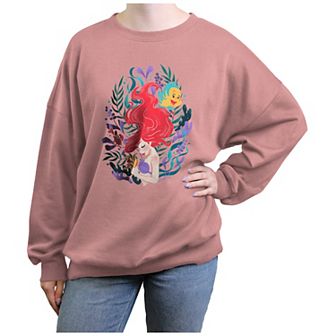 Disney's The Little Mermaid Ariel Profile Graphic Fleece Juniors' Graphic Fleece