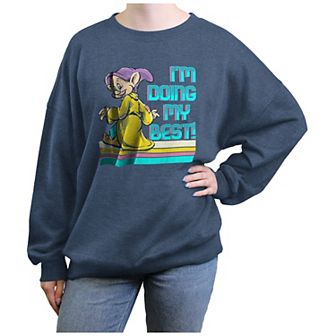 Disney's Snow White Dopey Doing His Best Juniors' Graphic Fleece