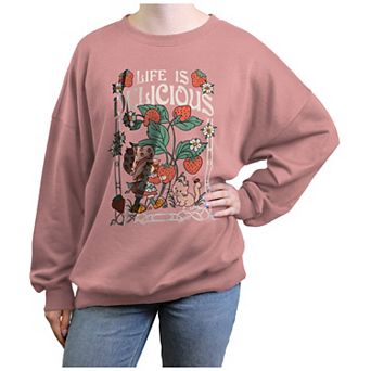 Juniors' Strawberry Shortcake Life Is Delicious Graphic Fleece