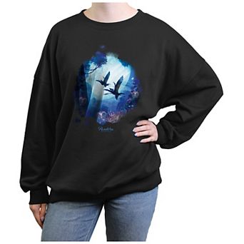 Juniors' Avatar Two Pandora Forest At Night Graphic Fleece