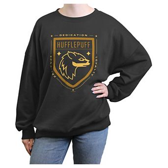 Juniors' Harry Potter Hufflepuff Crest Graphic Fleece