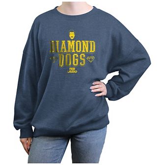 Juniors' Ted Lasso Diamond Dogs Stamp Graphic Fleece