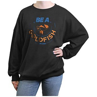 Juniors' Ted Lasso Be A Goldfish Graphic Fleece