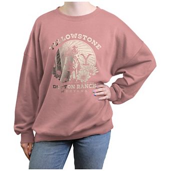 Juniors' Yellowstone Dutton Ranch Montana Graphic Fleece