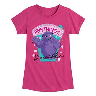 Girls 7-16 IF Movie Blue Anythings Possible Graphic Tee