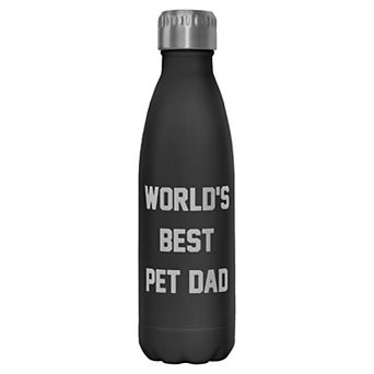 World's Best Pet Dad Graphic Bottle