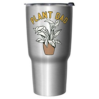 Plant Dad Flowerpot Graphic Travel Mug