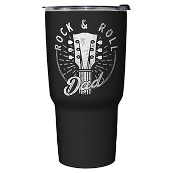 Rock & Roll Dad Graphic Travel Mug