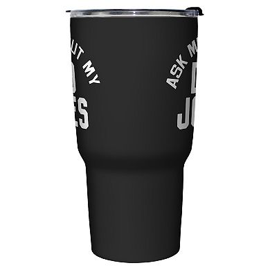 Ask Me About My Rad Dad Jokes Graphic Travel Mug