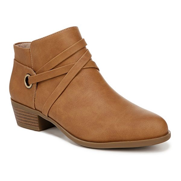 LifeStride Amara Women's Ankle Boots - Tan Faux (8 WIDE)